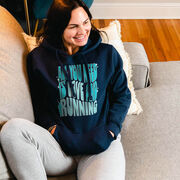 Statement Fleece Hoodie - All You Need is Love and Running