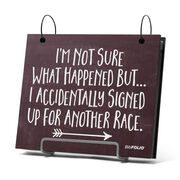 BibFOLIO® Race Bib Album - Signed Up For Another Race