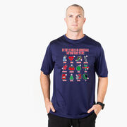 Men's Running Short Sleeve Performance Tee - The 12 Miles of Christmas