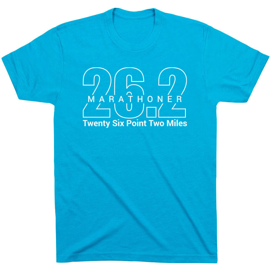 Running Short Sleeve T-Shirt - Marathoner 26.2 Miles