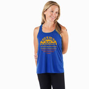 Flowy Racerback Tank Top - Running is My Sunshine