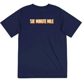 Men's Running Short Sleeve Performance Tee - Six Minute Mile