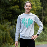 Running Raglan Crew Neck Pullover - Love The Run