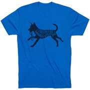 Running Short Sleeve T-Shirt - I'd Rather Be Running with My Dog