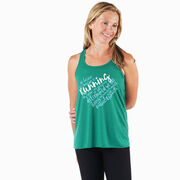 Flowy Racerback Tank Top - Live Love Run Heart