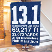 Running Premium Blanket - 13.1 Math Miles