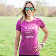 Women's Everyday Runners Tee - Miles of Friendship Mantra