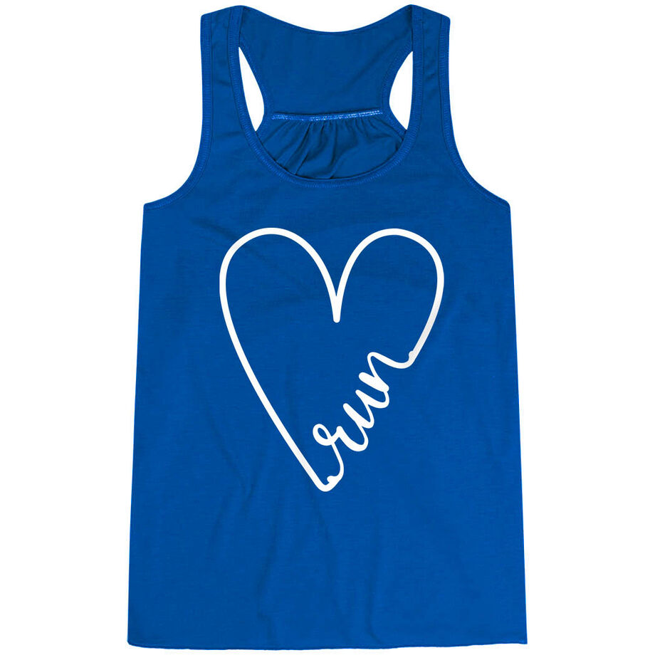 Flowy Racerback Tank Top - Run With Love