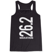 Flowy Racerback Tank Top - 26.2 Marathon Vertical