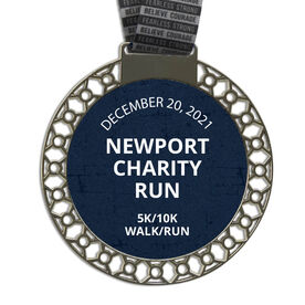Filigree Circle Custom Virtual Race Medal