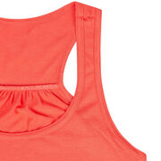 Flowy Racerback Tank Top - We Run Free Because of the Brave