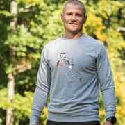 Running Raglan Crew Neck Pullover - Never Stop Running