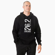 Statement Fleece Hoodie -  Chicago 26.2 Vertical