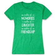 Women's Everyday Runners Tee - Miles of Friendship Mantra