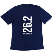 Women's Short Sleeve Tech Tee - New York City 26.2 Vertical