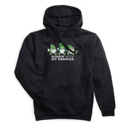 Statement Fleece Hoodie - Runnin' With My Gnomies® - Lucky