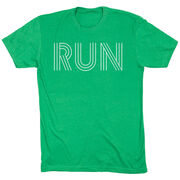 Running Short Sleeve T-Shirt - Run Lines