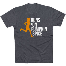 Running Short Sleeve T-Shirt - Runs On Pumpkin Spice