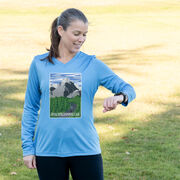 Women's Long Sleeve Tech Tee - Into the Forest