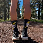 Socrates&reg; Mid-Calf Performance Socks - Bad Ass (Black)