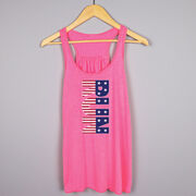 Flowy Racerback Tank Top - Patriotic Run