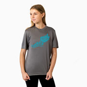 Cross Country Short Sleeve Performance Tee - Winged Foot Inspirational Words