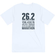 Men's Running Short Sleeve Performance Tee - 26.2 Math Miles