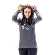 Running Lightweight Hoodie - Let's Run For Christmas