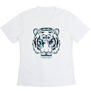 Women's Short Sleeve Tech Tee - Eye Of The Tiger