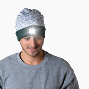 Running LED Lighted Performance Beanie - Forest