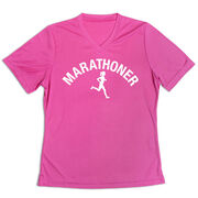 Women's Short Sleeve Tech Tee - Marathoner Girl