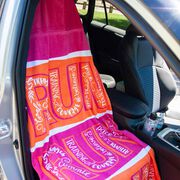 Running Beach Towel Seat Cover - Run With Inspiration