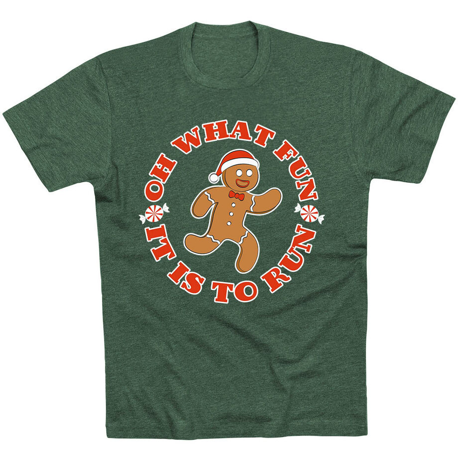Running Short Sleeve T-Shirt - Oh What Fun It Is To Run