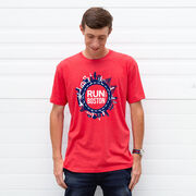 Running Short Sleeve T- Shirt - Run for Boston