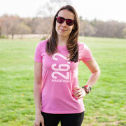 Women's Everyday Runners Tee 26.2 Marathon Vertical