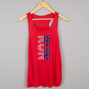 Flowy Racerback Tank Top - Patriotic Run