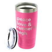 Running 20oz. Double Insulated Tumbler - Peace Love & Runner's High