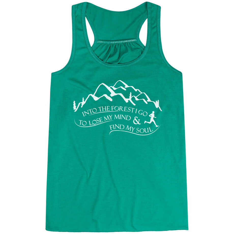 Flowy Racerback Tank Top - Into the Forest I Go
