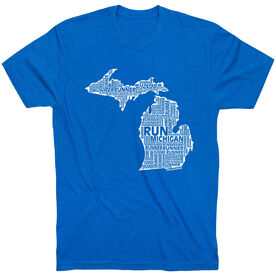 Running Short Sleeve T-Shirt - Michigan State Runner 