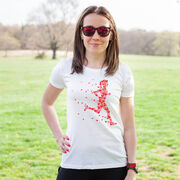 Women's Everyday Runners Tee - Heartfelt Runner Girl