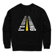 Running Raglan Crew Neck Sweatshirt - I'd Rather Be Running