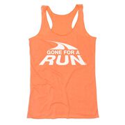 Women's Everyday Tank Top - Gone For a Run White Logo