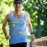 Men's Running Performance Tank Top - Boston Route