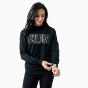 Running Raglan Crew Neck Pullover - Run With Inspiration