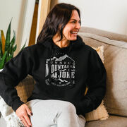 Statement Fleece Hoodie - Running Mountains