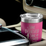 Running 20 oz. Double Insulated Tumbler - She Believed She Could So She Did