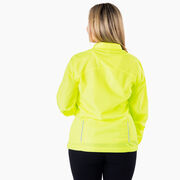 Women's Lightweight Jacket - Run Girl Silhouette