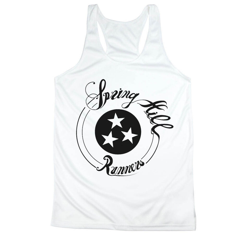 Women's Racerback Performance Tank Top - Spring Hill Runners