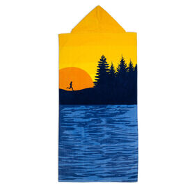 Running Seat Cover Towel - Mountain Sunset