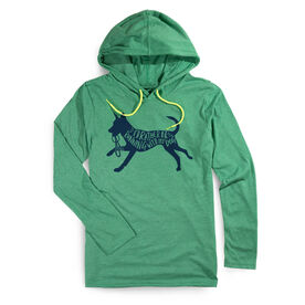Running Lightweight Hoodie - I'd Rather Be Running with My Dog